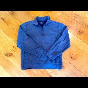 Men’s Small Vineyard Vines Blue quarter zip top